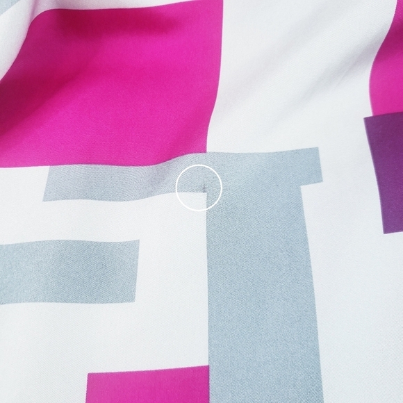 Vintage Catherine Malandrino Silk Geometric Shift Dress - Picture 14 of 15